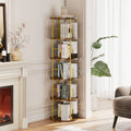 360° Rotating Bookcase, Storage And Display Spinning Corner Bookshelf For Home Office And Living Room