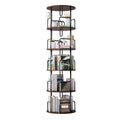 Rotating Bookshelf Tower 5 Tier, Spinning Bookcase, Revolving 360 Book Shelf Narrow Tall Bookcase, Vertical Turning Round Storage Bookshelf, Book Shelf Organizer For Bedroom, Living Room